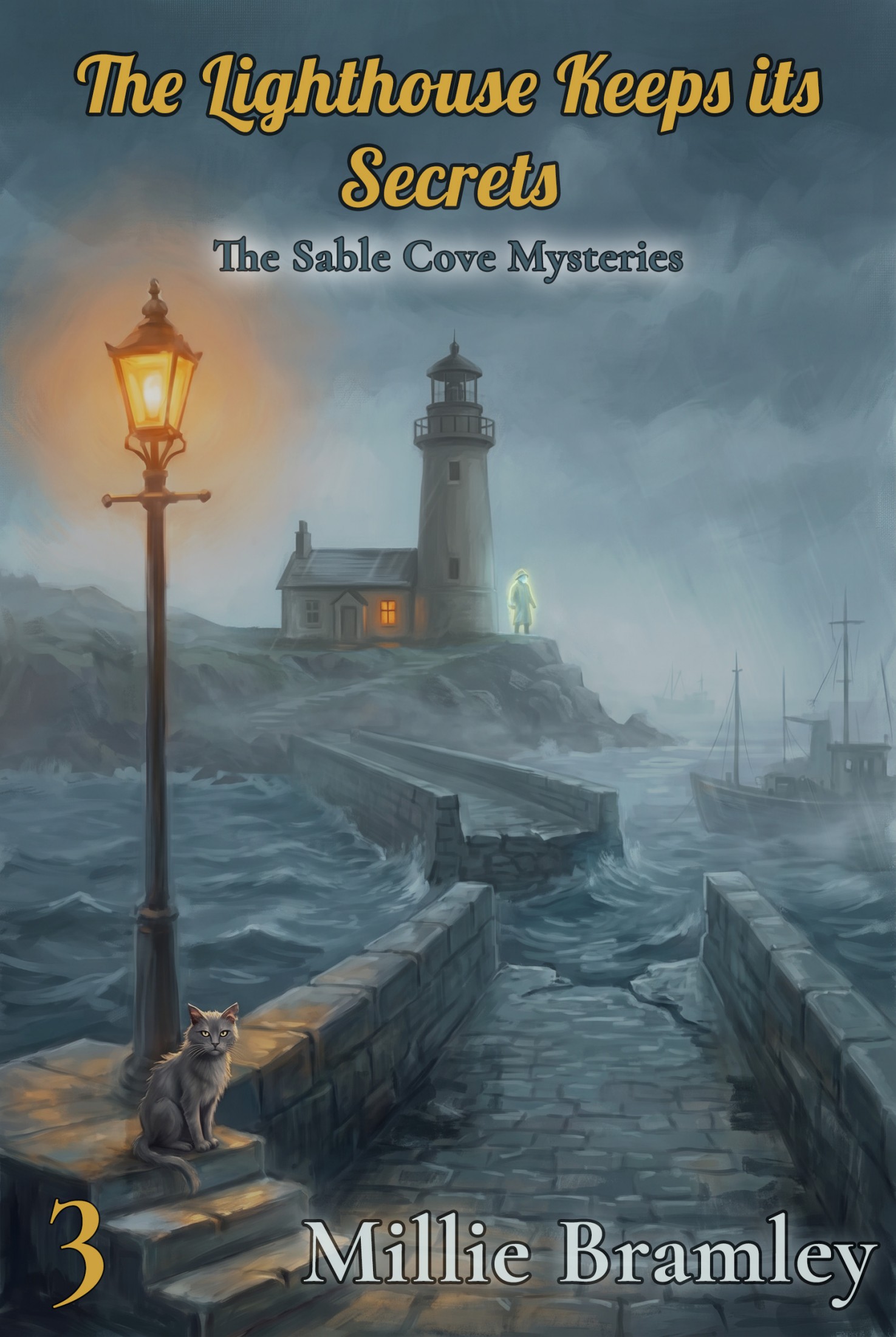 Cover of The Lighthouse Keeps Its Secrets by Millie Bramley